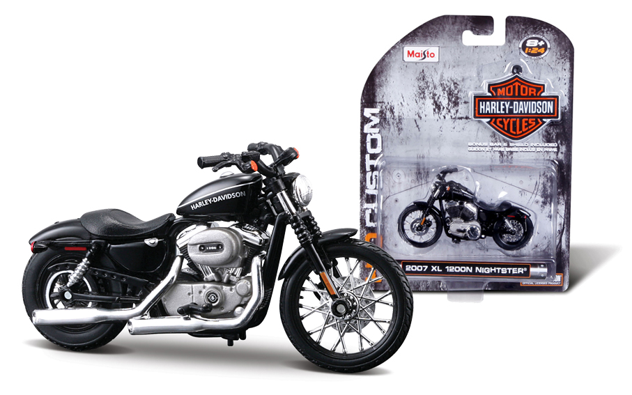 Harley-Davidson Motorcycles 6 piece Set Series 41 1/18 Diecast Models by  Maisto 